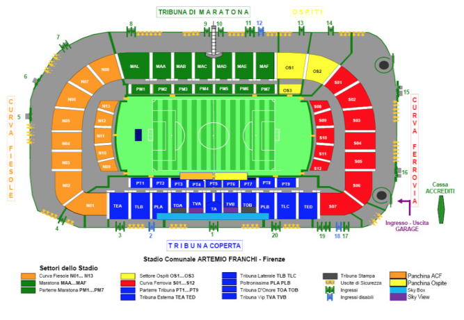 Fiorentina FC tickets to all matches